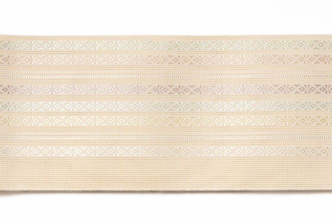 伊達締め 博多織 紗伊達締め かすみ はなあかり [西村織物 福岡県 筑紫野市 21761277] 正絹 浴衣 着物 シルク 絹