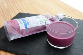 京都・喜右衛門 有機生甘酒ブルーベリー（フローズン）（370g×5）京都・喜右衛門 〈 あまざけ 甘酒 無添加 有機 オーガニック 麹 ブルーベリー フローズン 飲む点滴 飲料 ドリンク 〉