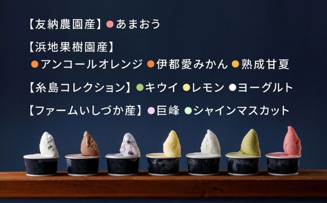 糸島 フルーツ 生ジェラート 9個セット 糸島市 / COCO GELATO [AON001] ジェラート フルーツ 果物 アイス アイスクリーム 濃厚