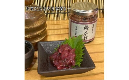 梅くらげ 3本【くらげ 珍味 おつまみ 梅しそ 惣菜 海鮮 塩辛 珍味 お取り寄せ 御中元 お中元 お歳暮 父の日 母の日 贈り物 日本酒 焼酎】【神奈川県小田原市早川】 142069_DQ369