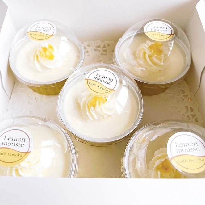 16-174 cafe ほの香のレモンシトロンムース 5カップセット