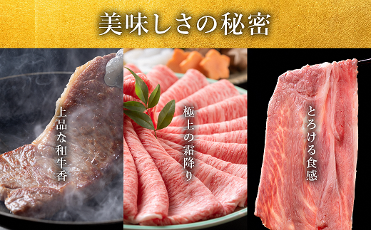 【3-180】松阪牛赤身と霜降り しゃぶしゃぶ肉300g