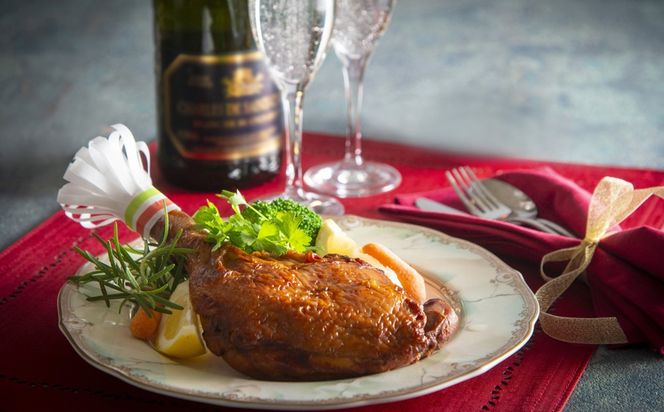 【令和8年度先行予約：12/6(日)〆切】鶏肉加工のスペシャリストがつくる、国産鶏 ロースト プレミアム チキン 5本セット(240g×5本）【クリスマス クリスマスチキン ローストレッグ ローストチキン チキン パーティー 誕生日 期間限定 人気 三重県 四日市市 四日市 数量限定 】