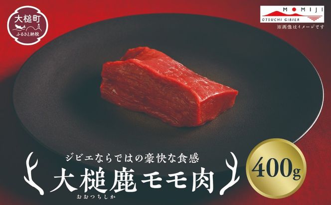 【ジビエ】大槌産 鹿肉(モモ肉 200g×1パック/200g×2パック計400g)｜岩手県 大槌ジビエ いわて iwate 三陸 MOMIJI