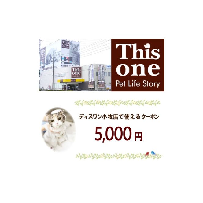 ディスワン小牧店で使えるクーポン券(5,000円)［122P02］