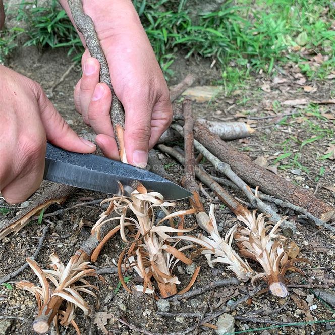 Bushcraft knife 120 炎神 究極キャンパーナイフ