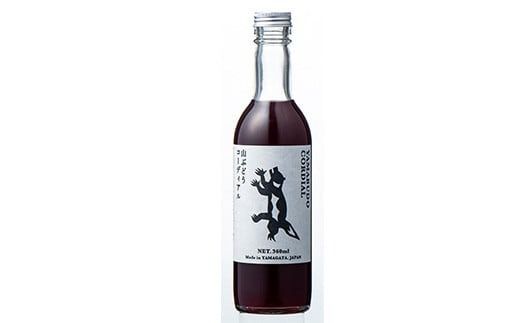 FYN6-378 贈答用 山形県西川町産 山ぶどうコーディアル 360ml×2本 濃縮ジュース 山葡萄 葡萄 ぶどう 100％ ジュース 飲料 飲み物 化粧箱 ギフト箱 贈答 贈り物 ギフト プレゼント 自宅 家庭 山形県 西川町 月山