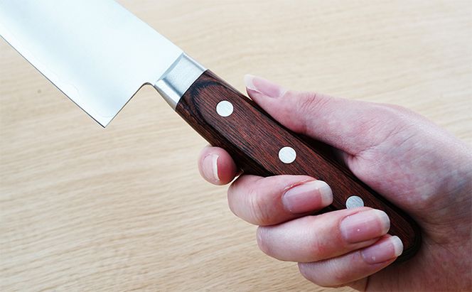 包丁『雅心』三徳包丁 キッチン用品 万能包丁 ステンレス鋼材VG1 錆びにくい 耐摩耗性 鋭い切れ味 職人手作業 両刃 手になじむ 握りやすい 
