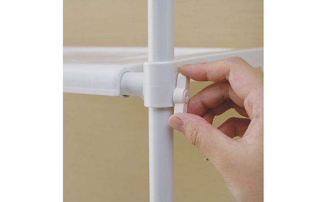 ランドリーラック LR-16P ランドリーラック 伸縮 ランドリー収納 収納 洗濯機収納 棚付き フラット棚 一人暮らし 洗剤 柔軟剤 洗濯小物 ホワイト おしゃれ アイリスオーヤマ