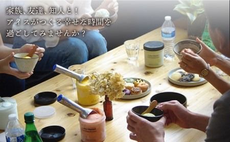 糸島で行列のできる アイスクリーム屋 ジェラート ボトル 2個 セット ： ミルク ＆ ソルベ （ ピスタチオ , キウイ ） 《糸島》【LoiterMarket ロイターマーケット】 [AGD006] アイス クリーム アイスクリーム シャーベット