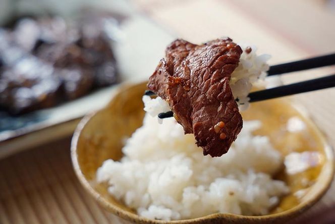 京丹波かぐら 厳選 味付け 牛ハラミ 1.2kg(300g×4パック)タレ漬け 焼肉 簡単 焼くだけ 小分け 真空パック