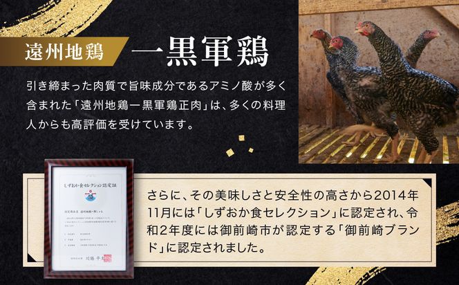 遠州地鶏一黒シャモ使用！こだわりの焼き鳥串10本×3袋セット総量　約900g　地鶏 軍鶏 しゃも 冷凍 送料無料 もも むね 生肉 美味しい ヘルシー お取り寄せ 贅沢 記念日 お中元 お歳暮 自宅用 家庭用 国産 222232_BB007