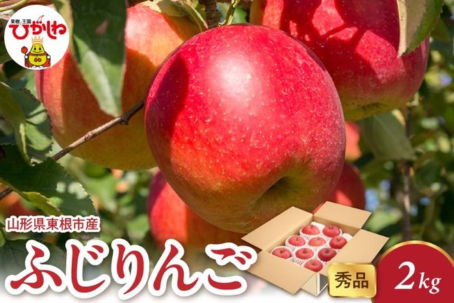 2025年産 ふじりんご 2kg（4-9玉） 秀品 山形県 東根市 hi082-016-2