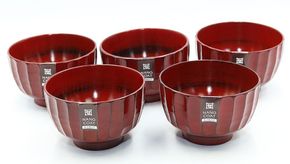 ◇かまくら汁椀　根来　5個入り［TN215］ 303446_XB90041