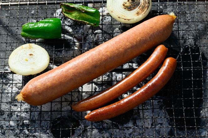 夢やまびこ豚の怪獣ソーセージ 1本 | ソーセージ 夢やまびこ豚 加工肉 豚肉 BBQ 真空パック 冷凍