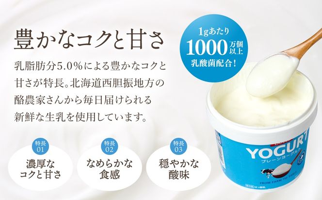北海道 牧家 Bocca ヨーグルト 500g 6個 計3.0kg 生乳 ミルク 練乳 濃厚 デザート スイーツ おやつ 乳製品 冷蔵 