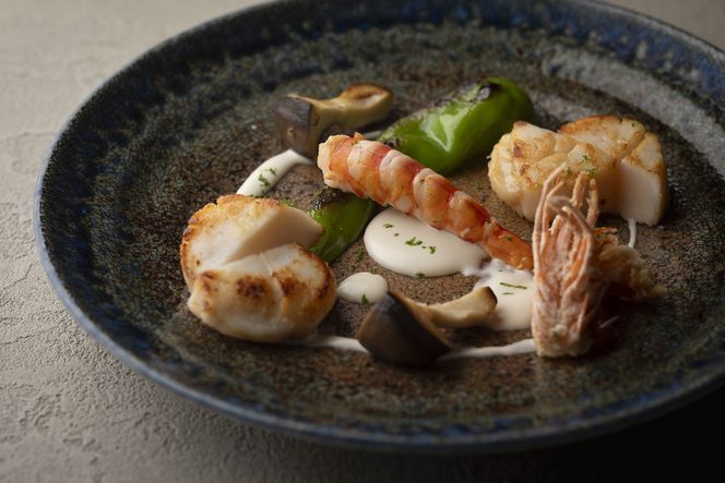 【ホテルグランヴィア京都／15階 鉄板焼 五山望 】レストランペアチケット(ディナー)［ 京都駅直結 人気ホテル  ホテル最上階 京都の街並みを一望 ディナー コース料理 2名様分 人気 おすすめ 食事 グルメ 旅行 観光 ホテル ふるさと納税 ］ 261009_A-LA109