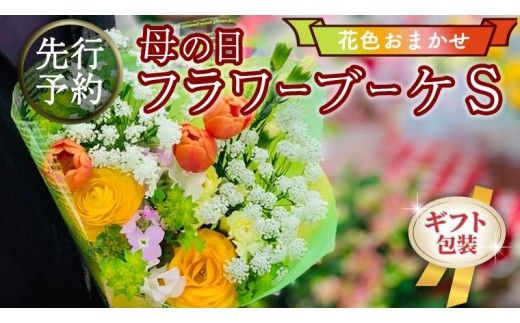 【 母の日 】 ブーケ S 花色 おまかせ ギフト プレゼント 花 お祝い 贈答 記念日 [CT090ci]