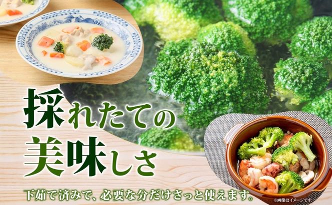 北海道 洞爺湖町産 ブロッコリー 60g×7袋 野菜 冷凍野菜 小分け 時短 簡単 調理 阿部自然農園 冷凍 北海道産 カット済み 一人暮らし 送料無料 洞爺湖町