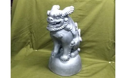 伝統工芸士の鬼師が作る 『シーサー 大サイズ 2体 』 狛犬 獅子 1対 開運 魔除 三州鬼瓦 工芸品 H064-046