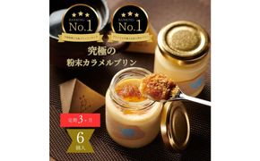 ［3ヶ月定期便］究極のカラメルプリン【砂プリン】6個セット 312011_DD022
