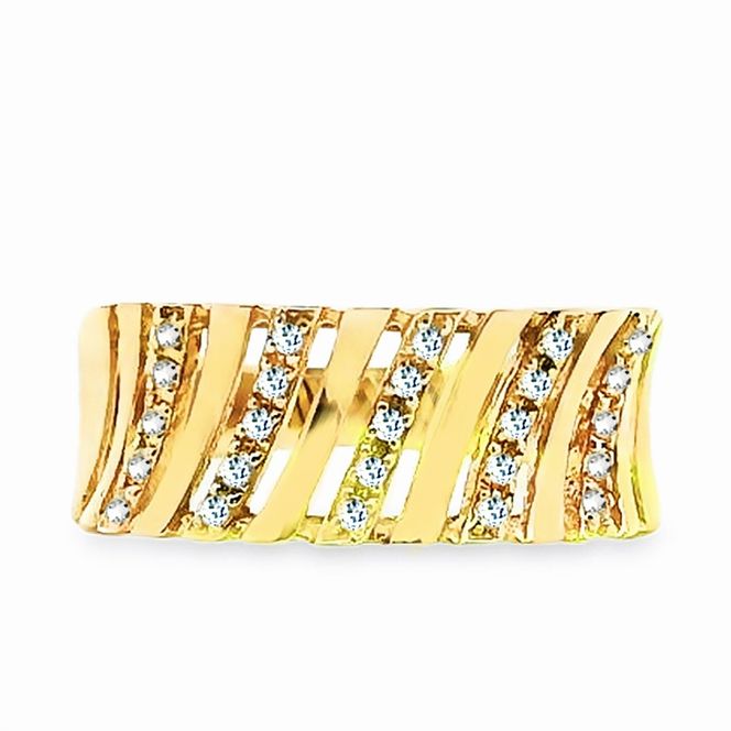 Ｋ18　ダイヤモンドリング　0.12ＣＴ　RADR-6588DI-Y 188-126