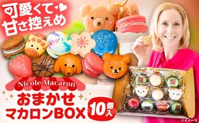 おまかせ マカロン ボックス 10個入 マカロン 焼菓子 スイーツ 愛西市 / ニコールマカロン[AEDA001]