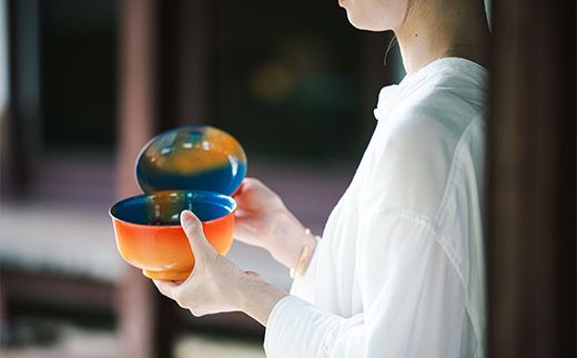 お椀 iroikoi蓋付多様椀 晩夏 4.6 【F6P-1902】