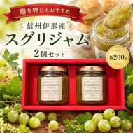 信州伊那産 スグリ ジャム 200g 2個 セット | フルーツ ジャム スグリ 完熟 つみたて 加工品 長野県 伊那市【010-e8】