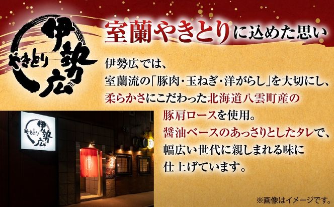【定期便】伊勢広 室蘭やきとりセット50本 全2回 MROAN013