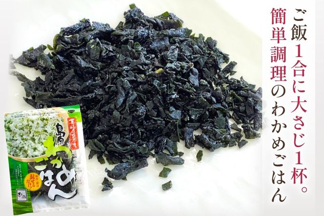 AK057 島原わかめごはん 45g 1袋 [ ワカメ わかめ 海藻 ご飯 わかめご飯 おにぎり 国産 乾燥 北田物産 長崎県 島原市 ]