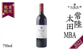 【 数量限定 】「 エピヌ 」 常陸太田 MBA 2022 茨城県産 牛久醸造場 日本ワイン 赤ワイン マスカット・ベーリー 750ml × 1本 やや辛口 ミディアムボディ お酒 贈り物 [BJ045us]