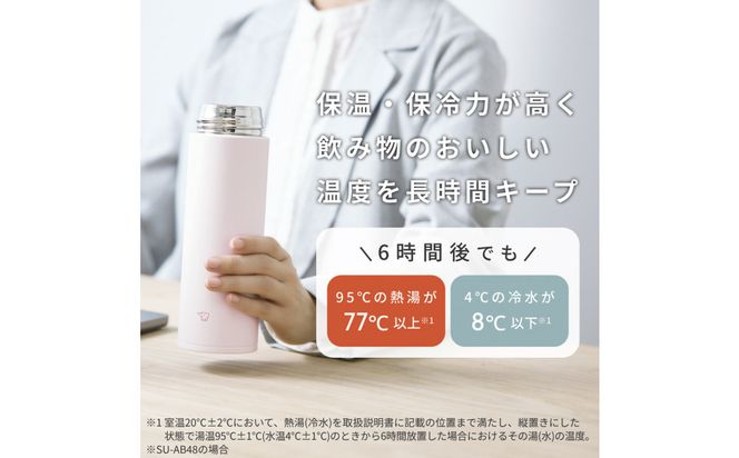 象印 ステンレスマグ「 TUFF 」 0.48L SUAB48 【 カラー：クラウドグレー】 272183_AK171VC06