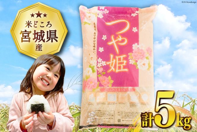 米 宮城県産 つや姫 5kg [気仙沼米穀商業協同組合 宮城県 気仙沼市 20565767] 一等米 ブランド米 白米 精米 ご飯 ごはん コメ こめ 小分け 家庭用