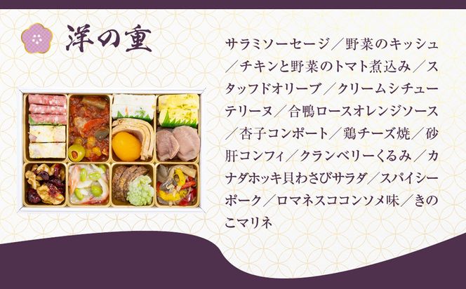 【京都しょうざん】「和洋中」二段三重 3人前｜京都 老舗料亭 本格おせち 人気おせち［ 京都 老舗料亭 本格おせち 3段 3人 グルメ 京料理 人気 おすすめ 2026 正月 お祝い お取り寄せ 通販 送料無料 年内配送 ふるさと納税 ］ 261009_A-AA543