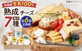 【全6回定期便】糸島産 生乳 100％ 使用 手作り チーズ 充実 7点 セット 糸島市 / 糸島ナチュラルチーズ製造所TAK-タック-[AYC013]