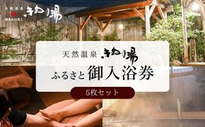 常総市　ふるさと御入浴券(5枚セット) 