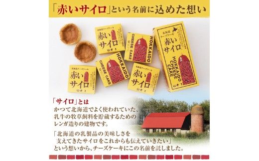 《話題のスイーツ》赤いサイロ 18個【清月】 ( チーズケーキ お菓子 スイーツ 北海道 お土産 お茶菓子 サイロ デザート 人気 小分け 個包装 ふるさと納税 )【008-0001】