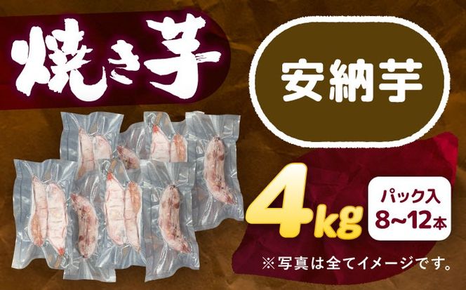 選べる品種/ 焼き芋 安納芋 4kg (8〜16本) さつまいも 焼きいも おやつ 愛西市 / 就労継続B型事業所ヤシの木[AEDG006]