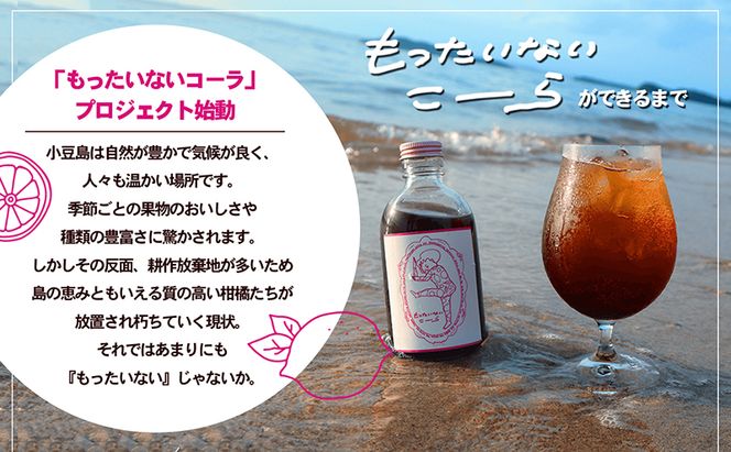 【 小豆島 】島柑橘が主役！もったいないこーら クラフトコーラシロップ 300ml×3本セット 果実 柑橘 飲料 ドリンク