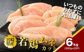 鶏ムネカット 小分け 6kg　K16_0127