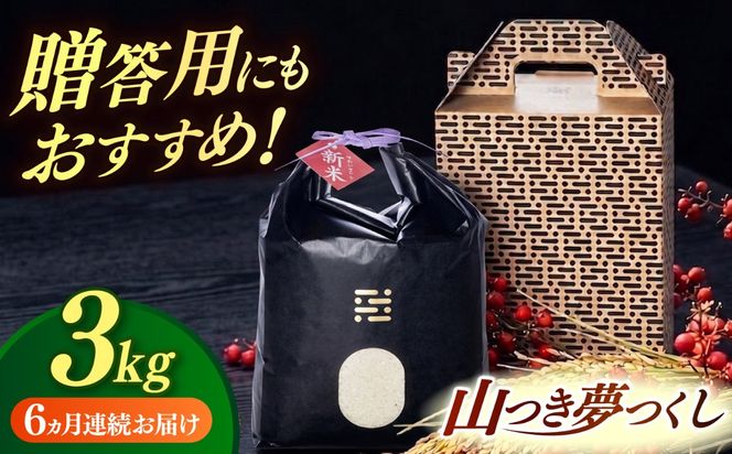 【全6回定期便】  農薬 を使わずに育てた 山つき   夢つくし 3kg【築上町】 / itoshimacco / 株式会社やました[ABEX011]