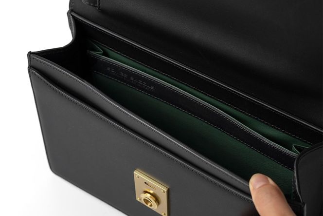 SOMES クラッチバッグ （ブラック）EX-32 [ソメスサドル 北海道 砂川市 12260823-b] ソメス バッグ セカンドバッグ メンズ 本革 革 革製品 革鞄 革バッグ レザー somes saddle