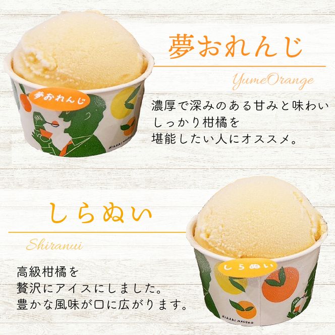 柑橘 カップ アイス 14個 (4種) 【 夢オレンジ 河内晩柑 愛媛みかん しらぬい 】 アイス ジェラート シャーベット ソルベ アイスクリーム ランキング 人気 贈答用 プレゼント みかん 柑橘 かんきつ まどんな 紅マドンナ 夢オレンジ 愛果28号 愛南ゴールド 不知火 デコポン 温州みかん 冷凍 みかん職人武田屋 愛媛県 愛南町