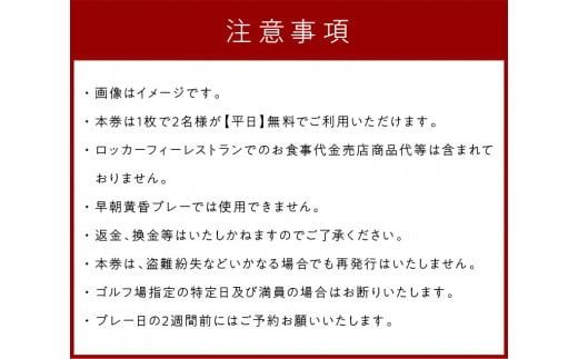 【温根湯国際CC】1ラウンドプレー2名様無料券(平日) ( ゴルフ ゴルフ券 プレー券 1ラウンド 2人 チケット )【043-0003】