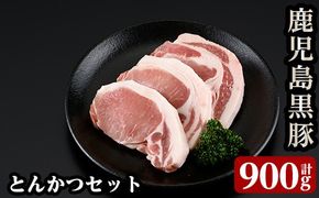 a238 C801 鹿児島黒豚とんかつセット！トンカツにぴったりな黒豚ロースを合計900g！国産だから安心＜C-801＞【あいら農業協同組合】