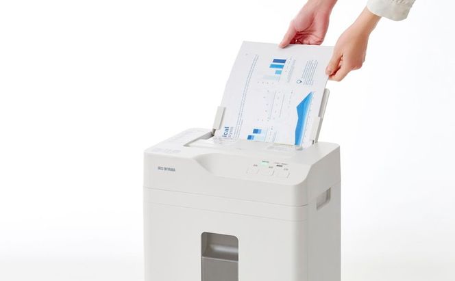 シュレッダー オートフィードシュレッダー AFSB60C アイリスオーヤマ 電動 クロスカット キャスター付き コンパクトリバース機能 自動 細断 手差し対応 オートクリーニング A4