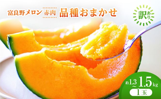 ＜2026年発送＞富良野メロン 約1.3kg～1.5kg 1玉 [ メロン フルーツ 果物 北海道 富良野 ]