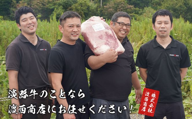【定期便6カ月】淡路牛 特選赤身肉定期便