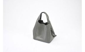 レディース本革バッグ7M6-1014P（・グレー）